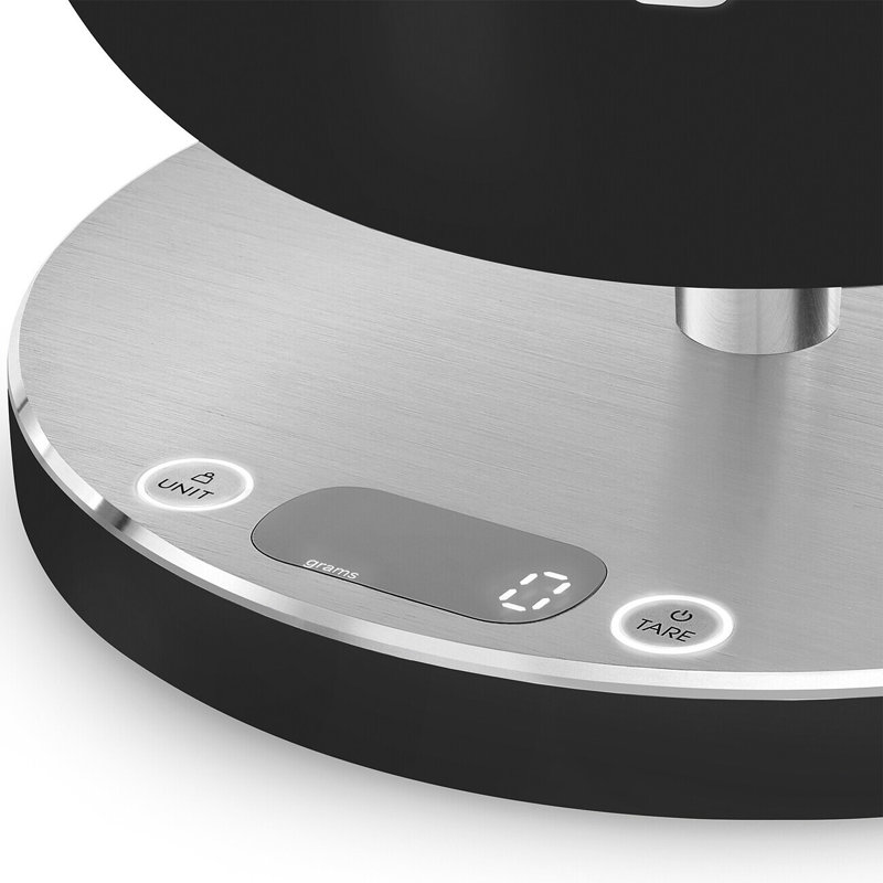 SMEG Contemporary Digital Kitchen Scale, Matte Black