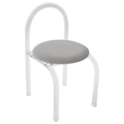 Modern Minimalist Acrylic Chair, Makeup Chair, Acrylic Clear Desk Chair by Wrought Studio