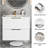 24 Inch White Bathroom Vanity Without Sink-826327188