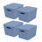 GLAD Storage Bin with Lid, Pack of 4-99471622-99471626