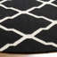 Tapis géométrique en laine et en coton tissé à la main et à plat Rodgers-1971262534