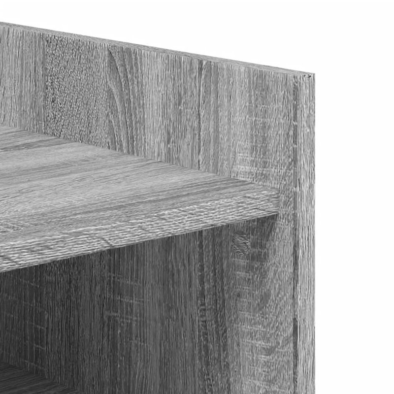 10 Pair Shoe Storage Cabinet, Grey Sonoma