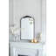 Miroir 24 po x 42 po de conception classique avec cadre d'inspiration baroque pour salle de bain-415426988-415426989