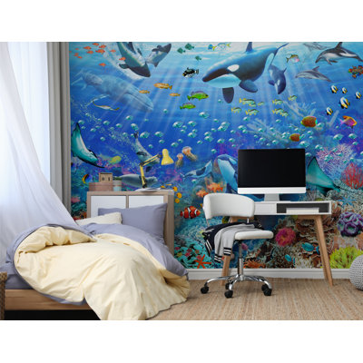 6 Piece 3.05m x 2.4m Matte Wall Mural