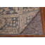 Tapis bleu teint à la main Oushak