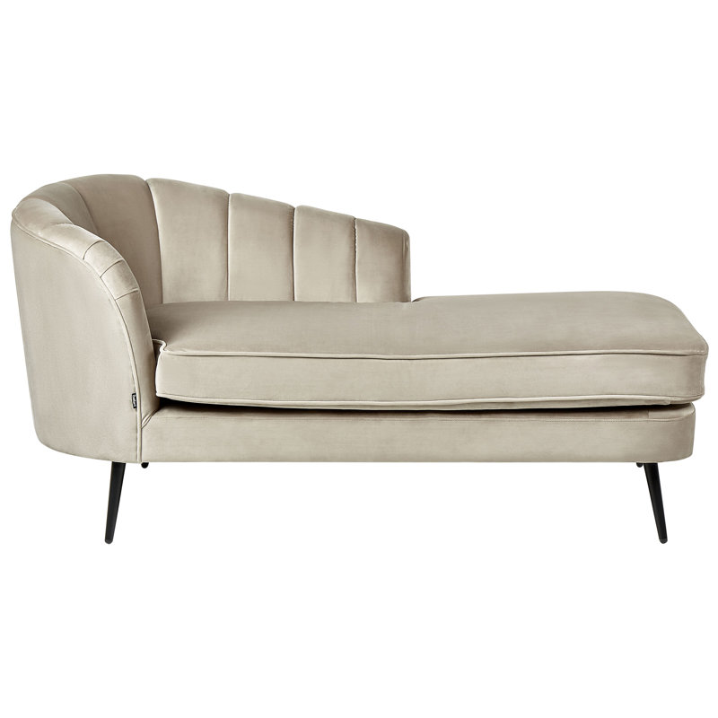 Aireon Velvet Chaise Lounge