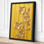 Daffodils Against Stripes Botanical - Wrapped Canvas-1722499350-1722499369