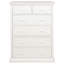 Commode de chambre blanche à 6 tiroirs Anzio-440601138