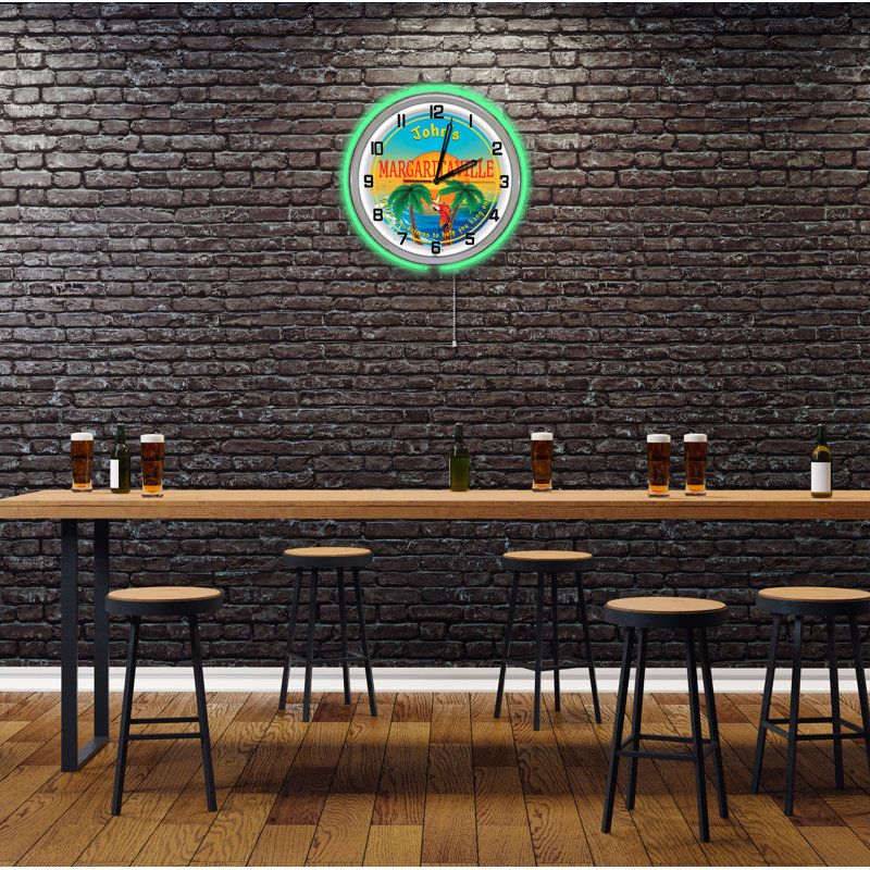 Horloge murale Margarita, Vert