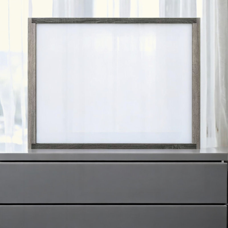 Gray Finish Mirror
