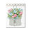 «Blue and Pink Blooming Roses Spring Plant», art mural surdimensionné par Cindy Jacobs