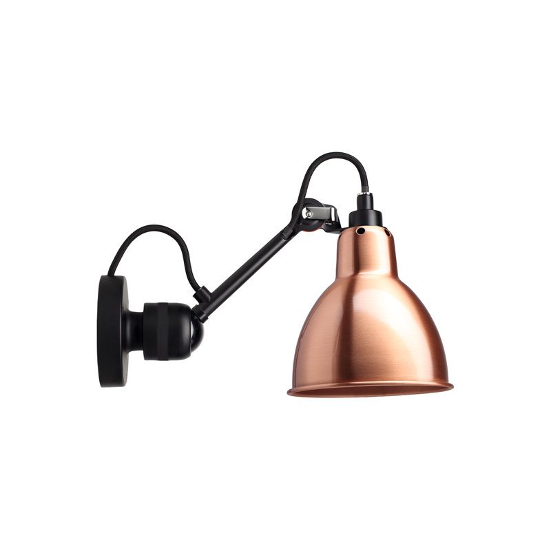 Lampe murale à bras articulé Lampe Gras, Cuivre