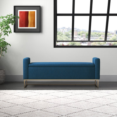 Banc de rangement rembourré Anavaeh