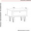 Erick 50cm W Manufactured Wood Bedside Table