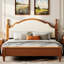 Lit plateforme pour chambre à coucher avec tête de lit rembourrée, cadre de lit pour la maison-317721555-317721565