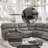 Synthetic Leather Motion Sectional Sofa