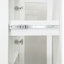 Armoire de cuisine avec étagère de rangement coulissante multifonctionnelle, armoire de rangement de style campagnard avec portes en verre, organisateurs de garde-manger pour la cuisine, armoire de bar, salle à manger