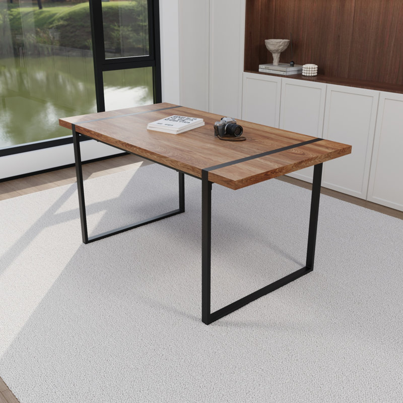 Table de salle à manger pour la maison et la cuisine - 59 po, Bois