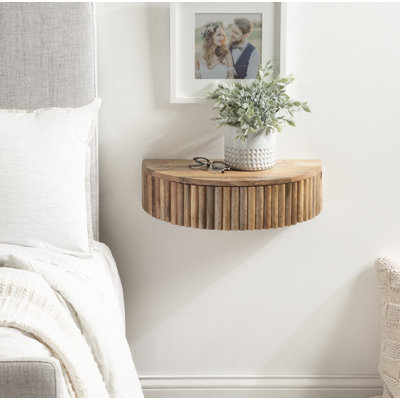 Tablette flottante avec rangement Kristie