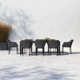 Georgiana 86.5'' Rectangular 8 - Person Outdoor Dining Set with Cushions