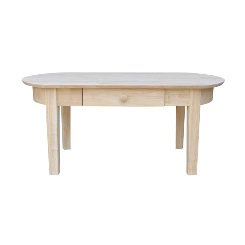Table basse en bois non fini Philips
