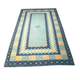 Dhurrie Hand Woven Wool Area Rug