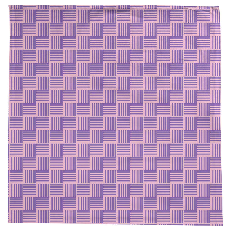 Rayures nattes classiques Nappe, Rose/mauve