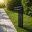Satin Black Solar Powered Pathway Light