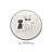 Premium Bathmat, 39.4-Inch Diameter, 100% Polyester, Antiallergic, Dust & Stain Repellent, Non-Slip Underside | Machine Washable at 86°F, 700 GSM | Soft & Durable for Bathroom Safety and Comfort