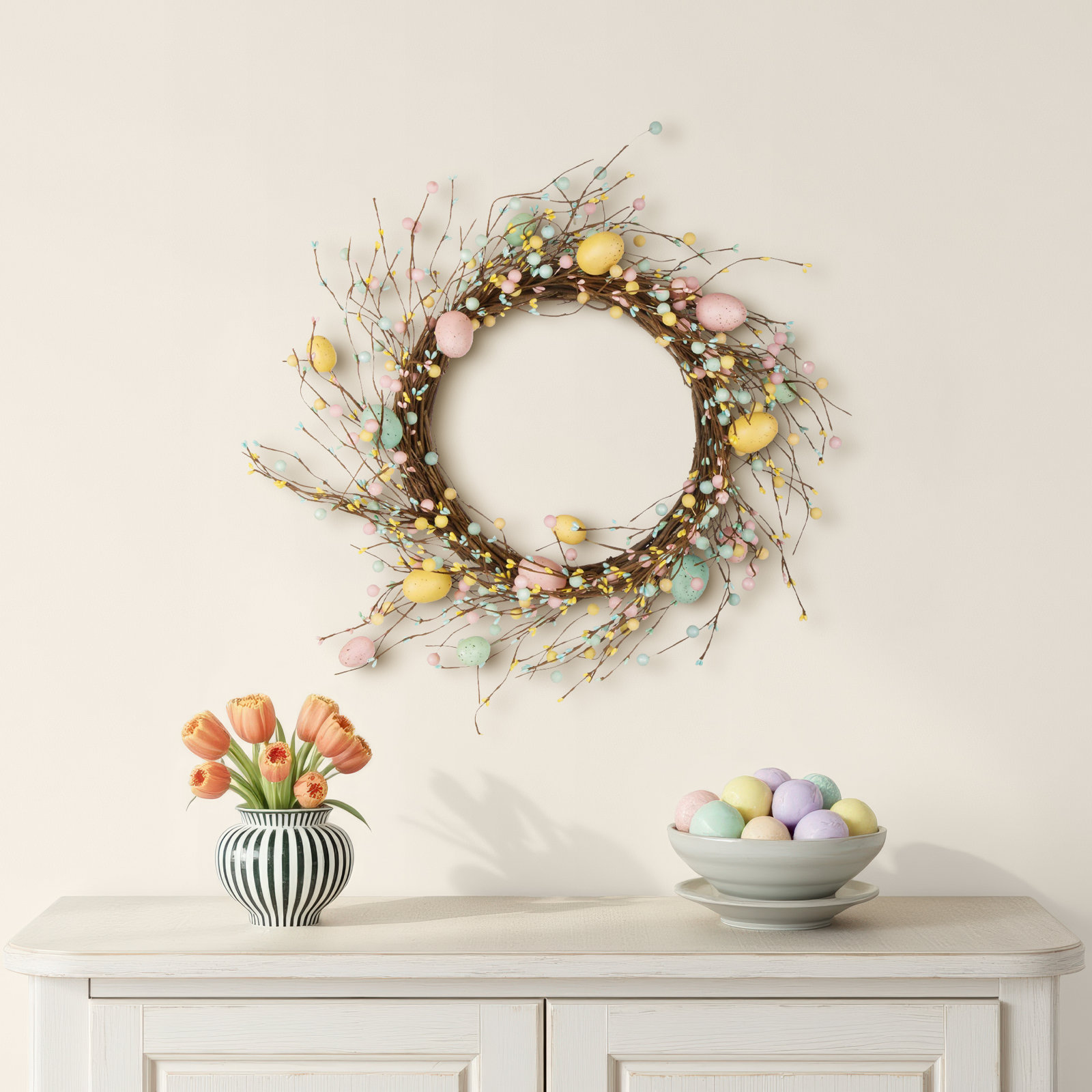 22'' Easter Wreath
