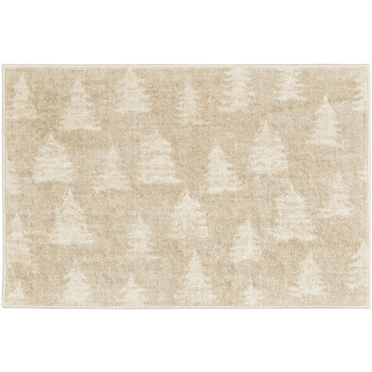 Millwood Pines Accent Decor/Xmas Christmas Tree Beige Indoor