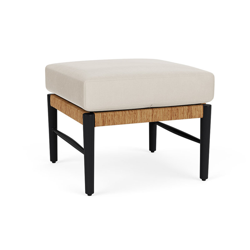 Galloway Outdoor Ottoman, Decorline Natural