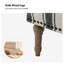 Fauteuil l 28,7 po Ariana avec pieds en bois massif et garniture cloutée-1905817665