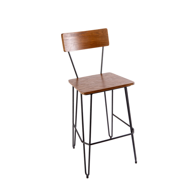 Counter Stool with Metal Frame