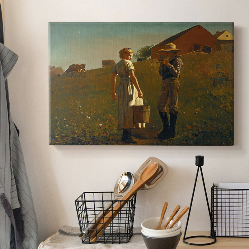 La chanson du Lark-Winslow Homer-Gallery, toile tendue-1876, 8 x 12