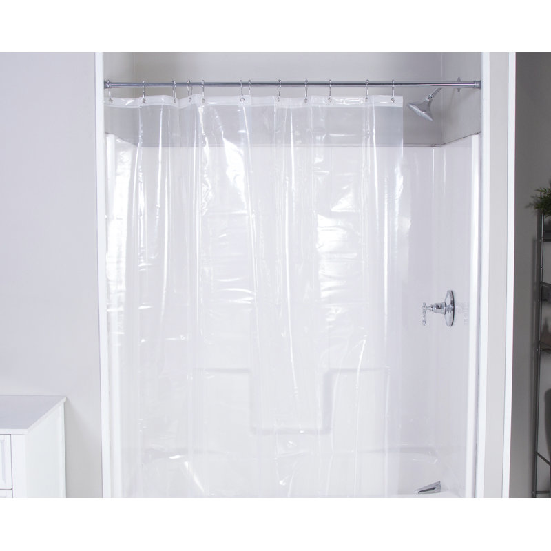 Doublure de rideau de douche moyenne en PEVA Kenney microCLEAN