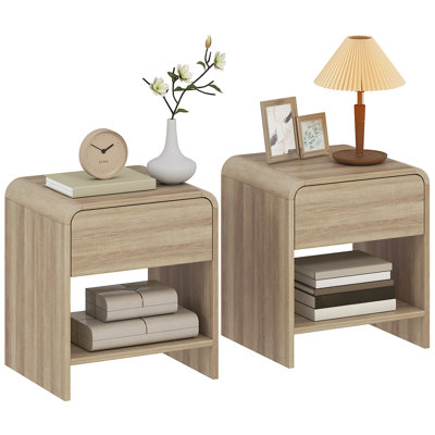40 cm W Bedside Table