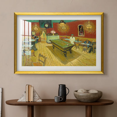 Le Café de nuit, 1888 - Vincent van Gogh - Reproduction encadrée sur mesure