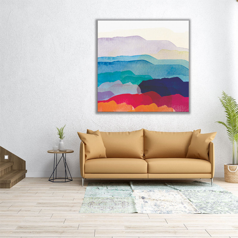 Club Watercolors 2 - reproduction d'art sur toile, H 16 po x l 16 po
