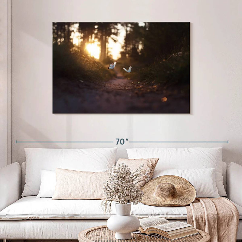 Brampt Butterfly Trail, 30" H x 45" W