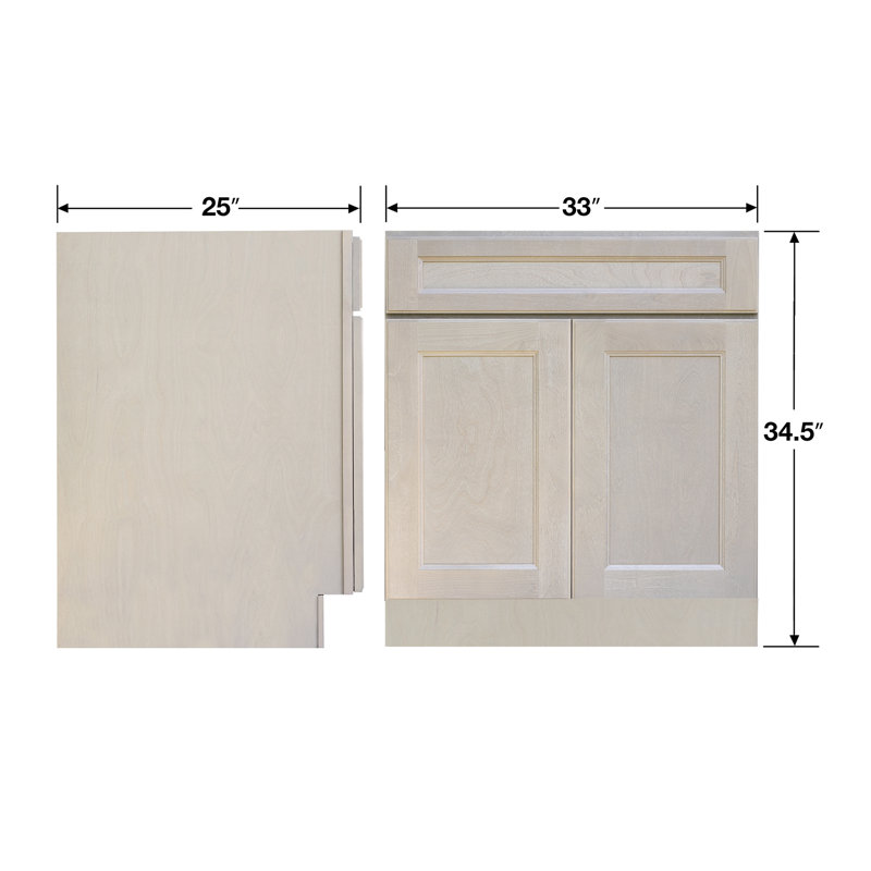 Base pour évier à blé Shaker Style Sonoma, 33"