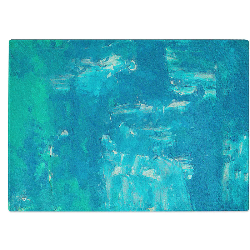 Tempered Glass Art Painting Vol.313 Chopping Board, 39 cm W x 28.5 cm L