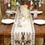 Joyeuses Pâques, chemin de table, lapin, lapin, printemps, vacances, ferme, toile de jute, Buffalo, carreaux décoratifs de table d'intérieur pour la maison