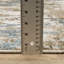Tapis beige / bleu sarcelle à éléments abstraits Ehlena-392167610