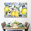 Ensemble de 3 citrons et olives sur toile-1582663213