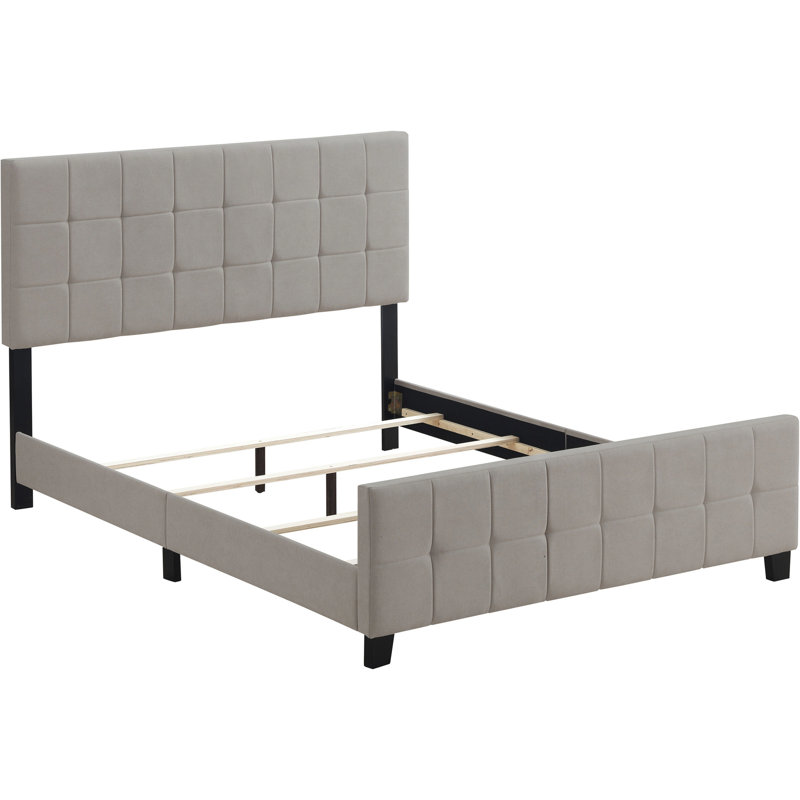 Très grand lit à panneau beige, matériau rembourré, rembourrage doux, structure classique, idéal pour la chambre à coucher, support de sommier tapissier en cuir tendu, tête de lit, pièce de chambre à coucher, longévité du matelas