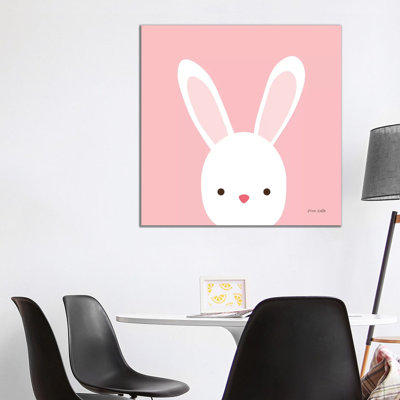 Cuddly Bunny by Ann Kelle - 1 Piece Wrapped Canvas Wall Art
