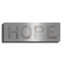 Gracie Oaks 'Hope Chevron' by Cindy Jacobs, Metal Wall Art, 36"x12"