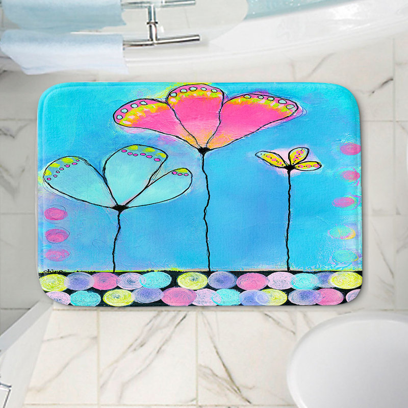 Croghan Non-Slip Bath Mat, 34" W x 21" L x 1" H