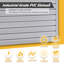 Pvc Slatwall Panel & Hook System - Industrial Grade Organization